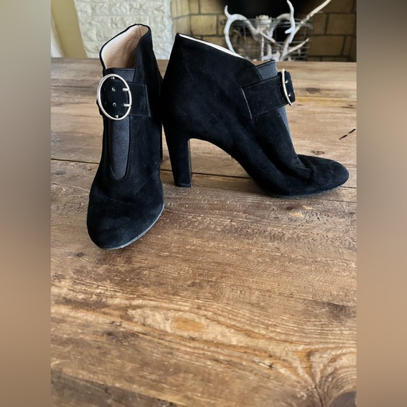 Prada Booties suede Silver Buckle - Picture 3 of 5